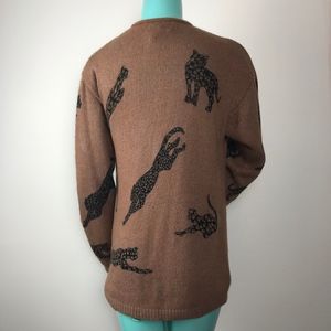 SML Sport Sweaters - SML Sport LTD vintage sweater with Cheetahs SML Sport Sweaters - SML Sport LTD vintage sweater with Cheetahs